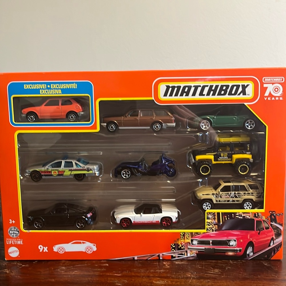 Matchbox - 9 cars celebrating 70 years